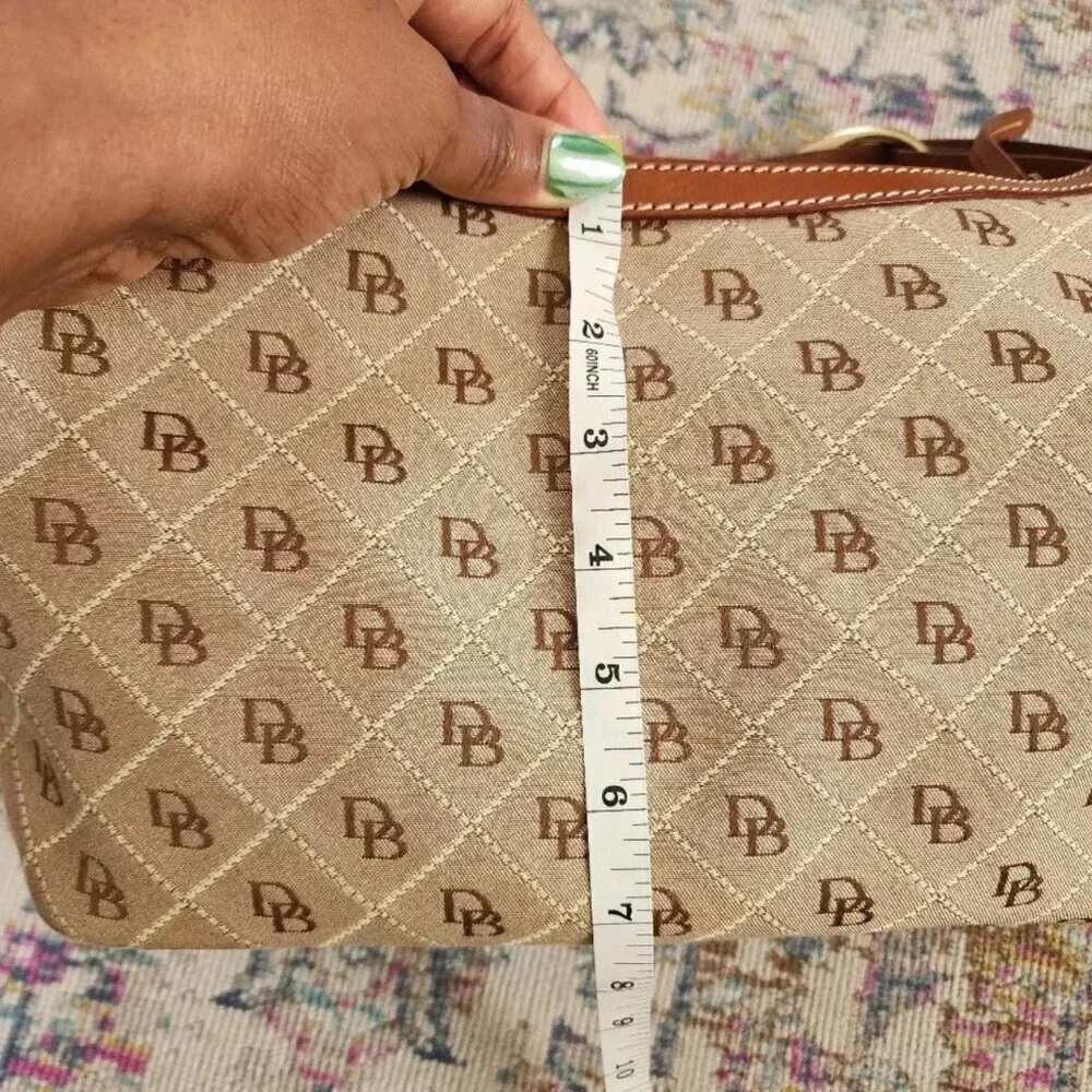 Dooney Bourke Women's Brown Signature Canvas Bucket Purse